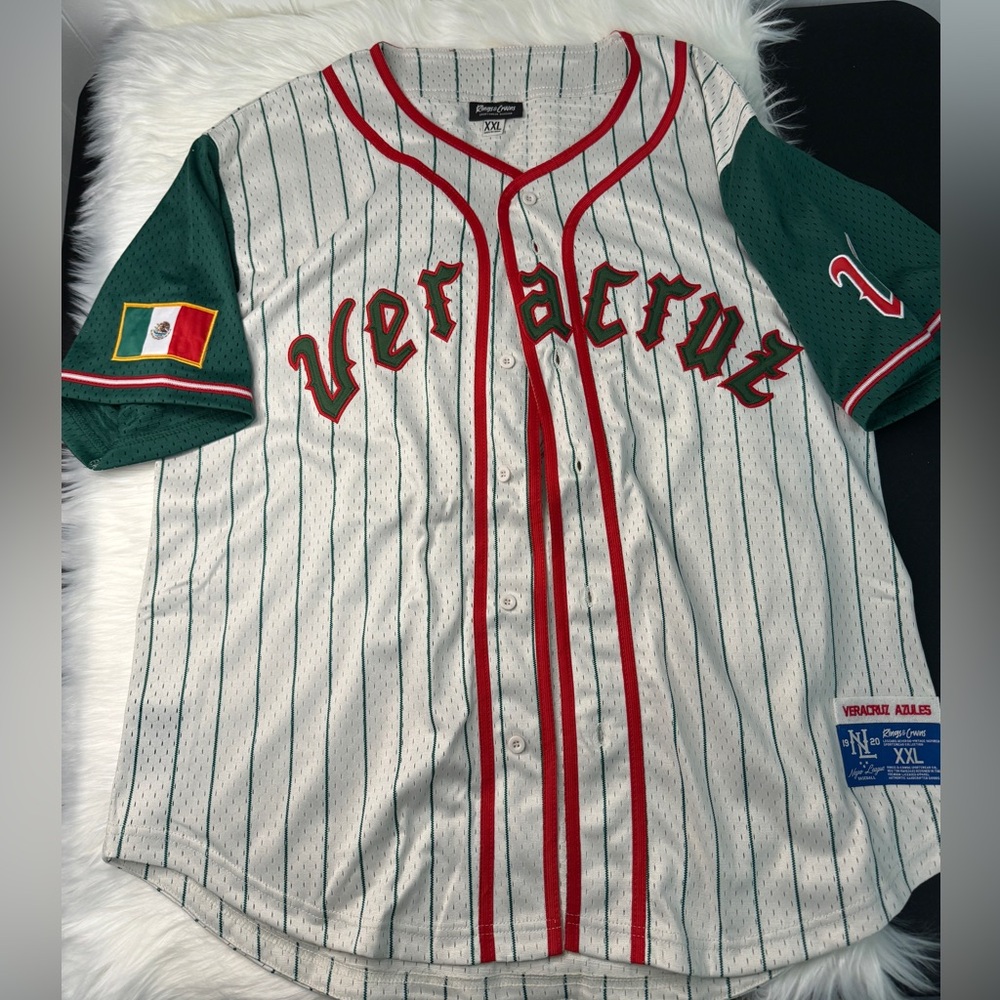 Vera Cruz Azules baseball jersey